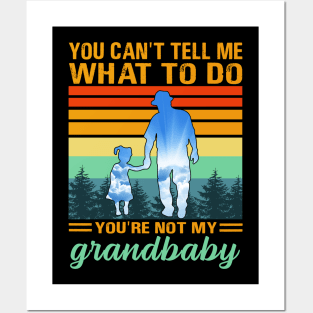 You Can't Tell Me What To Do You're Not My Grandbaby Posters and Art